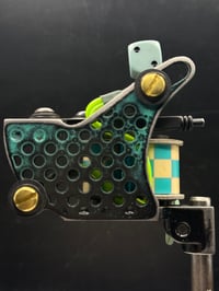 Image 1 of TEAL HOLY CRACKER LINER 1128