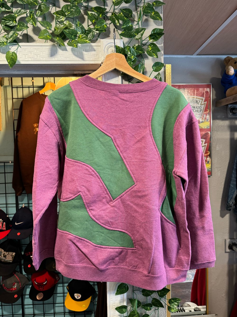 Reworked Polo Sweatshirt Medium