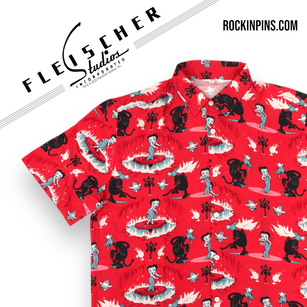 Betty Boop - Red Hot Mama Button Up Shirt