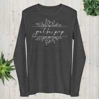 Image 3 of Cursive Women's Long Sleeve Tee (Multiple Colors)