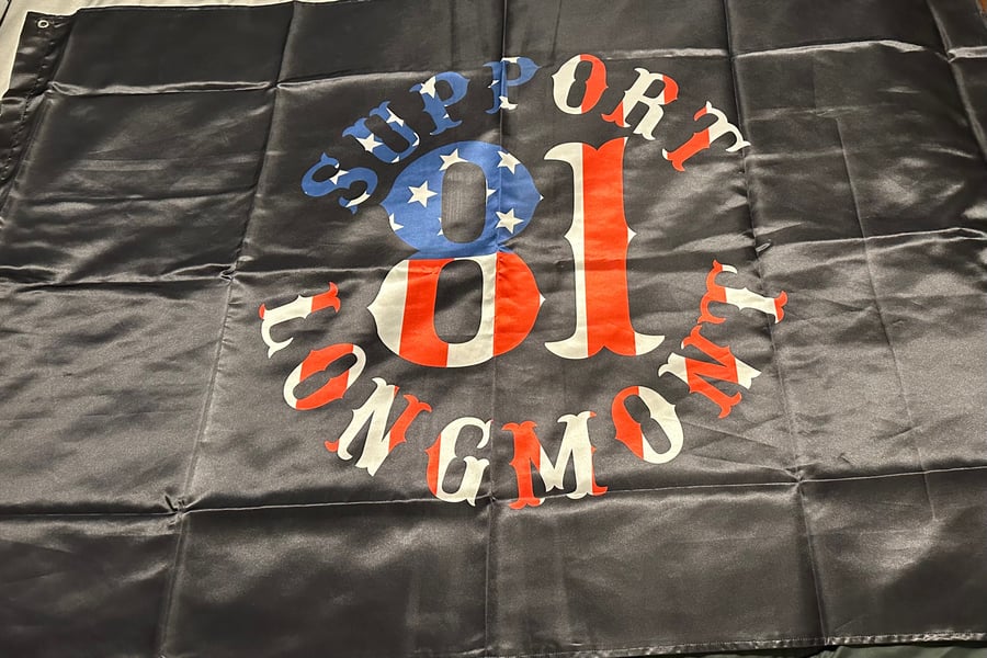 Image of Support 81 Longmont Flag