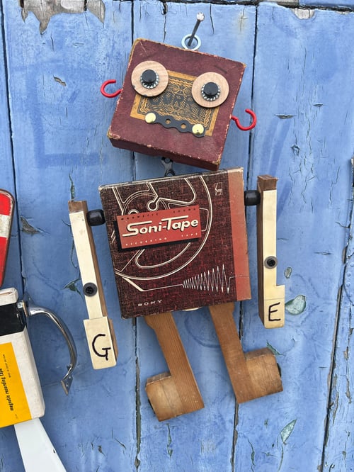 Image of Wall hanging robots