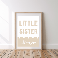 Image 5 of Sister Scallop Personalised Print