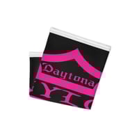 Image 1 of Neck Gaiter black pink shield