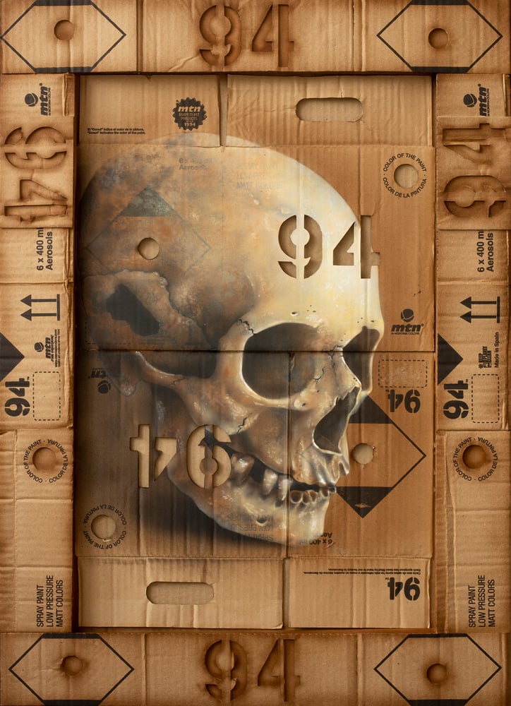 Image of Ninety fourhead- A2 print