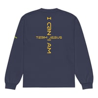 Image 10 of I Can I Am "Jesus Is King" Premium heavyweight long sleeve shirt