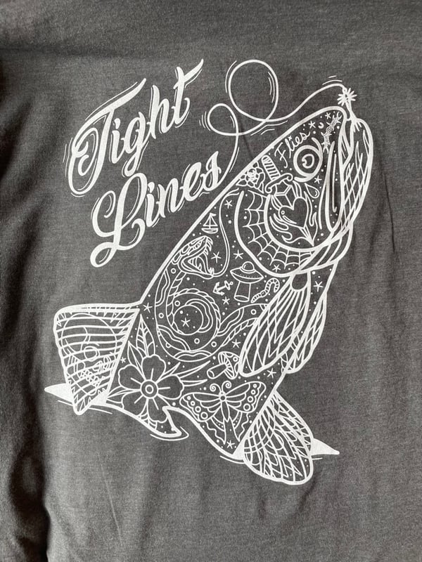 Image of Tattooed Trout- Grey Heather