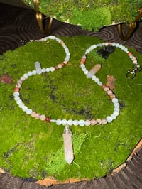 Image 1 of Flower Agate Waist Chain 