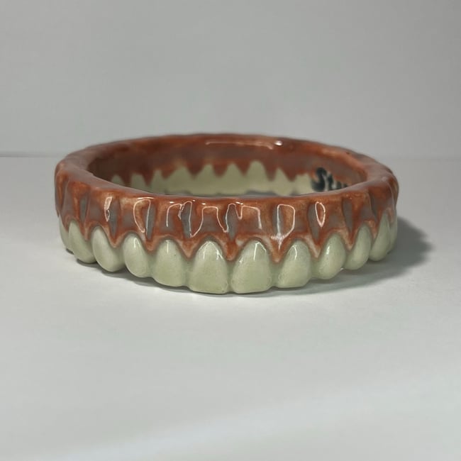 Teeth Bracelet F - 7.50 in Inner Circumference