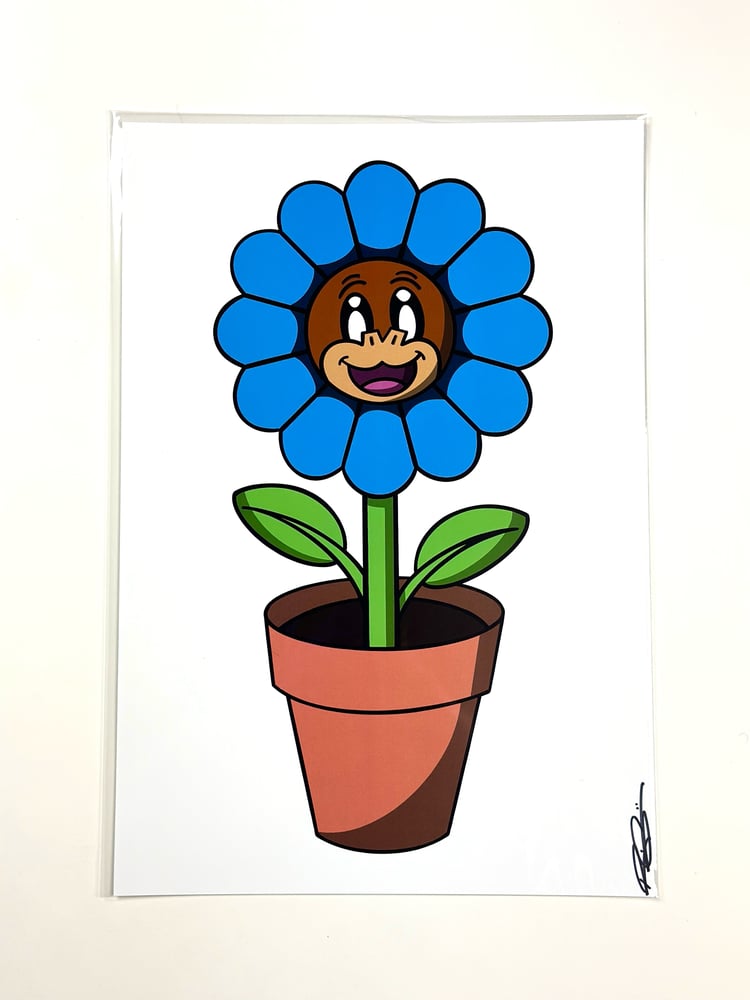 Image of Without a Flower Pot Print.