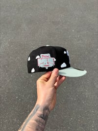 Image 5 of PARTLY CLOUDY DARK SIDE OF THE MOON PHILLIES CUSTOM FITTED CAP