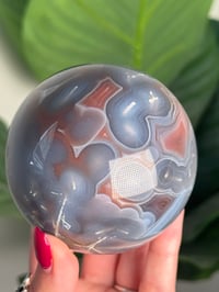 Image 10 of MOZAMBIQUE SWAZI AGATE SPHERE B