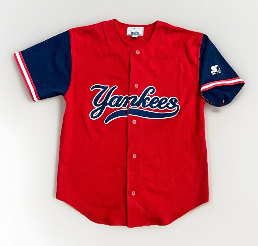 VTG 90s New York Yankees Starter Jersey Sz M | Casa Vintage