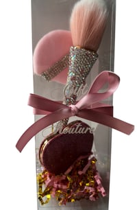 Rhinestone Makeup Brush and Sponge
