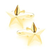 Image of Star Cufflinks - 9ct Solid Yellow Gold