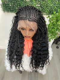 Image 1 of Half up half down braided wig