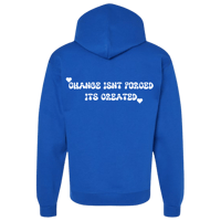 Image 2 of Blue Statement Hoodie