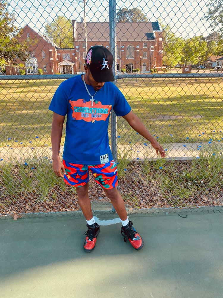 Image of Red Short Set