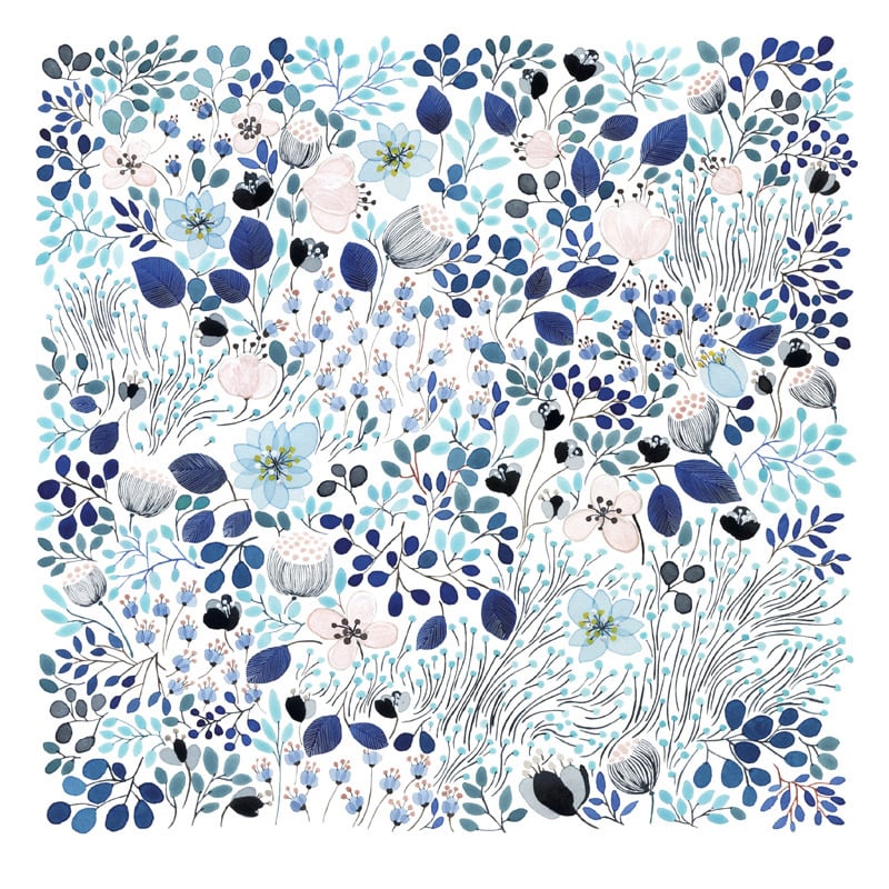 Image of Frost Garden on My Window -print