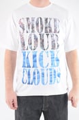 Image of DTC Smoke Loud, Kick Clouds☁ T-Shirt in White