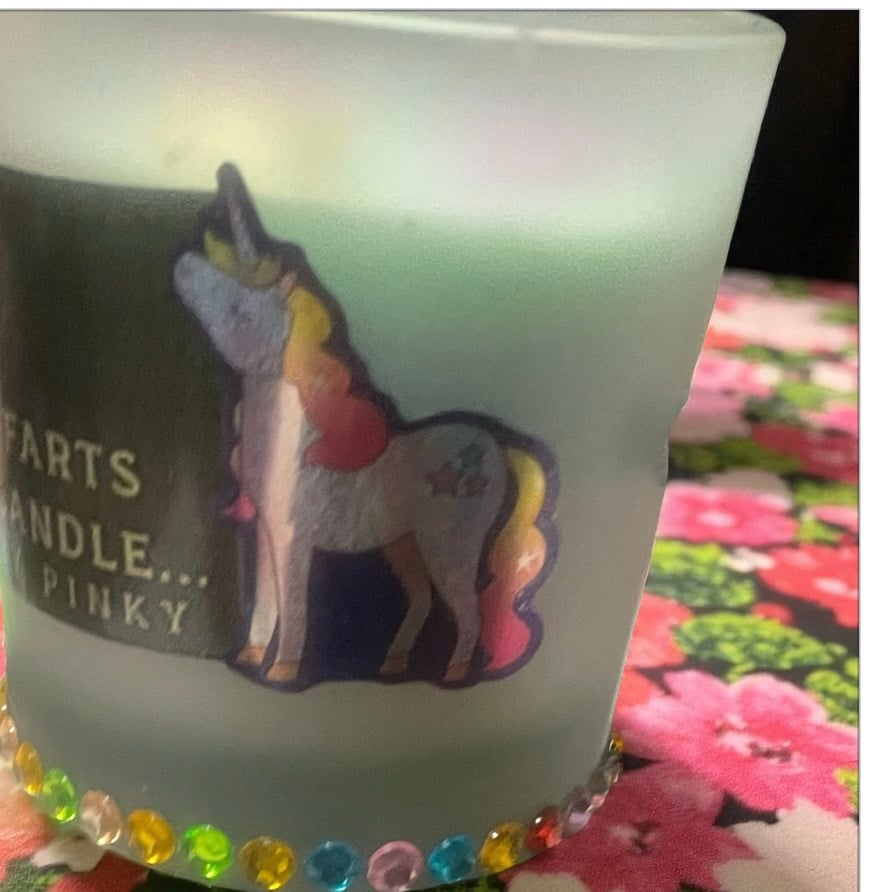 Image of Unicorn Farts medium jar candle