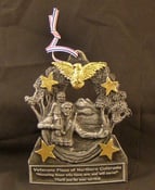 Image of Northern Colorado Veterans Plaza Resin Ornament with Stand