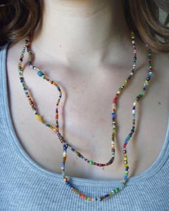 Image of Long trade bead strands