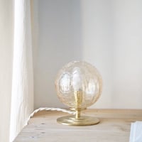 Image 1 of Lampe A Poser Verre Ambré