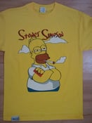 Image of DTC Stoner Simpson T-Shirt in Yellow