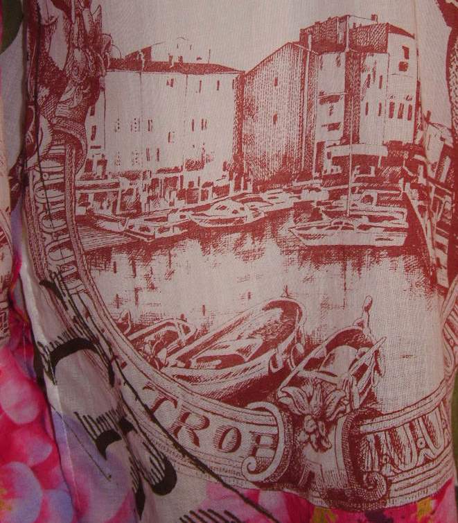 Image of Gfferre Beautifully Printed Cuffed Blouse