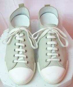Image of Max Mara Leather Sneakers
