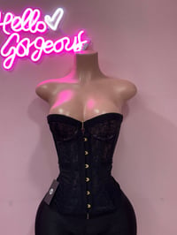 Corset top- black