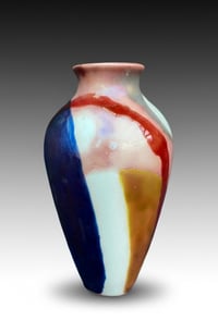 Image 4 of Abstract design reduction lustre vase - 
