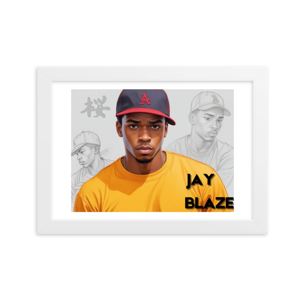 ZEN EXP - “Jay Blaze” Framed matte paper poster