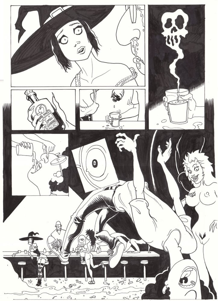 Image of Original Artwork - Live Nude Ghouls Page 5