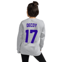 Image 4 of LAD Decoy Unisex Sweatshirt (Gray or White)