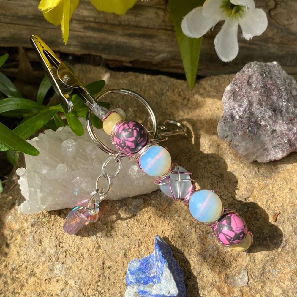 Image of divine clip keychain 