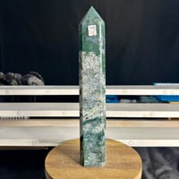 Image 1 of Moss Agate Statement Tower (74A)
