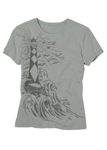 Image of Lighthouse/Girl (Grey)