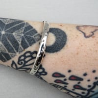 Image 6 of Chunky Star Bangle Handmade Sterling Silver