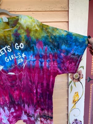 Image of 3XL Let's Go Girls Tie Dye Shirt 