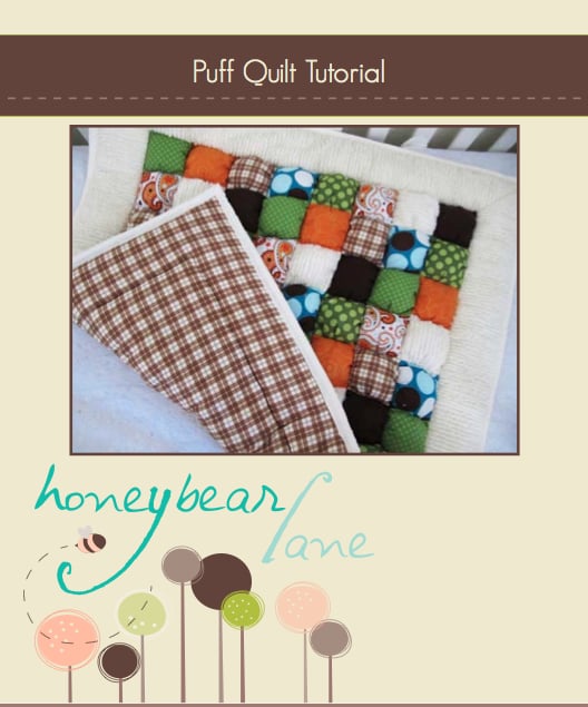 psychologie manager Flitsend Honeybear Lane — Puff Quilt Tutorial: PDF Printable Version
