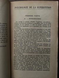Image 6 of Psychologie de la superstition, de C. Zucker, éditions Payot, 1952.