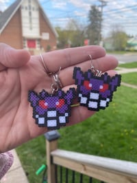 Image 2 of Pokemon Perler Earrings