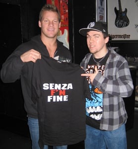 Image of "SENZA F'N FINE" t-shirt (ECW tribute)