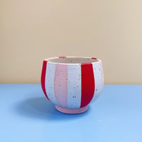 Image 4 of Circus Cup - Medium / Light Pink & Red