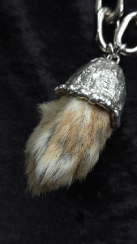 Image 1 of Hares paw chunky necklace