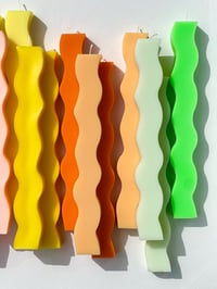 Image 4 of COLOURED WAVE PILLAR CANDLES