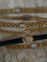 Image 7 of Gold Tone Gold Dail Dainty Ladies SEIKO 