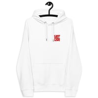 Image 2 of Kill Love #BloodyTies Unisex eco raglan hoodie w/ Embroidery